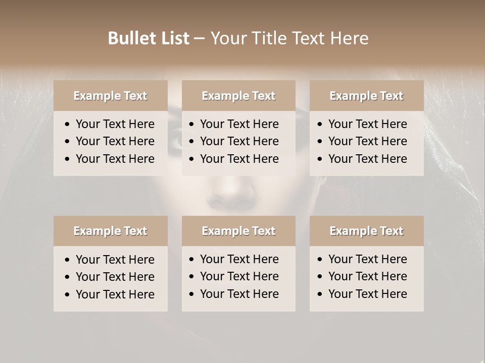 Human Eyes Head PowerPoint Template