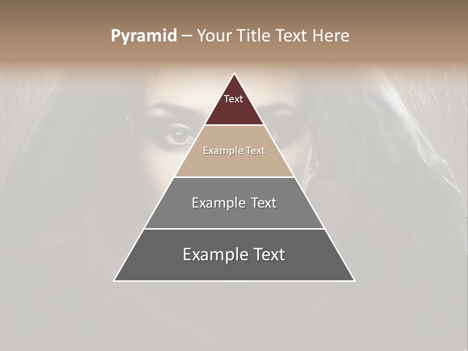 Human Eyes Head PowerPoint Template