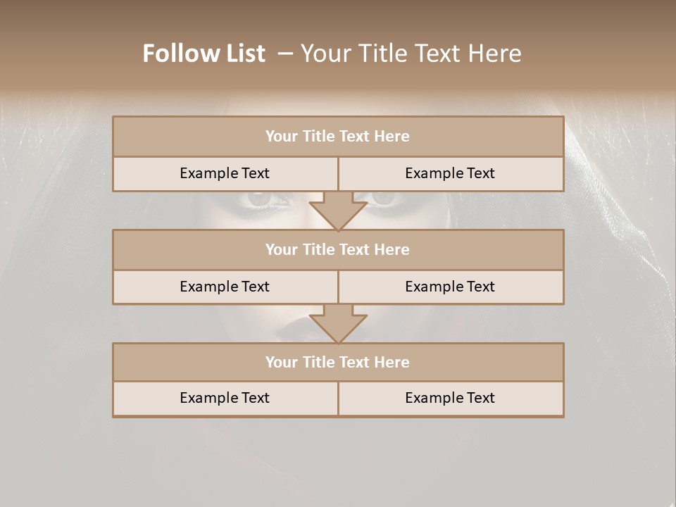 Human Eyes Head PowerPoint Template