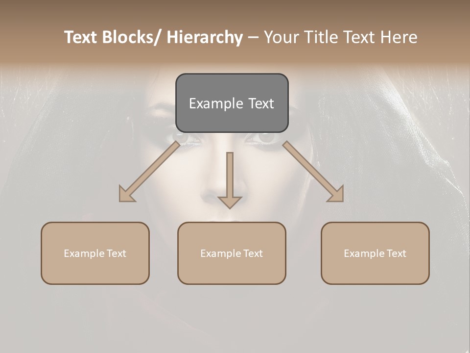 Human Eyes Head PowerPoint Template