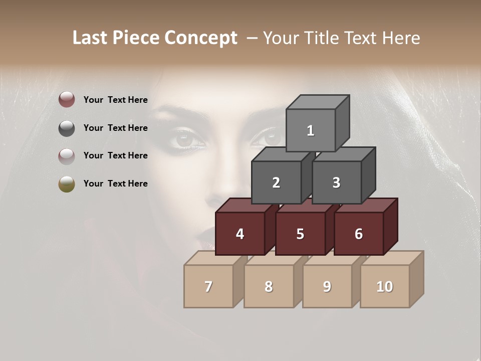 Human Eyes Head PowerPoint Template