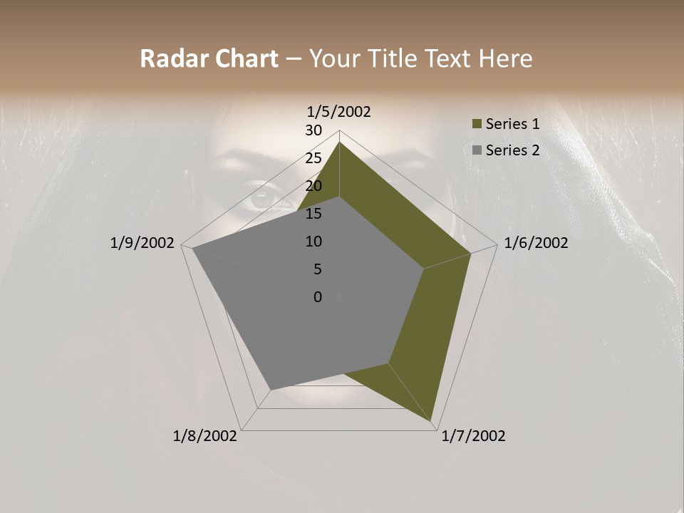 Human Eyes Head PowerPoint Template
