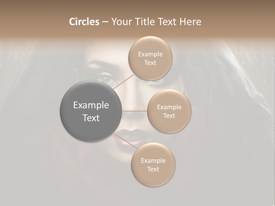 Human Eyes Head PowerPoint Template