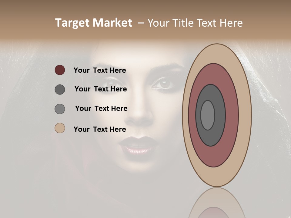 Human Eyes Head PowerPoint Template