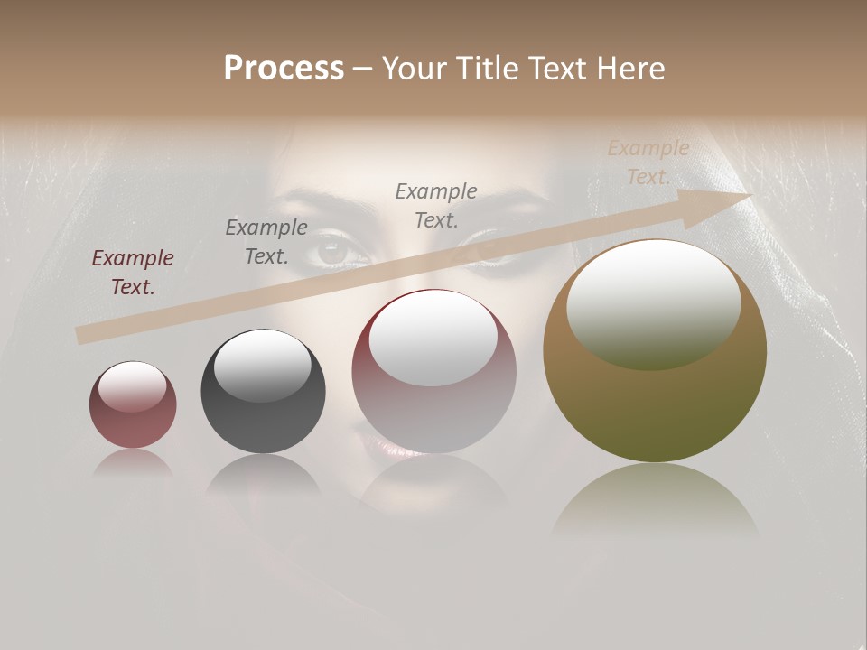 Human Eyes Head PowerPoint Template