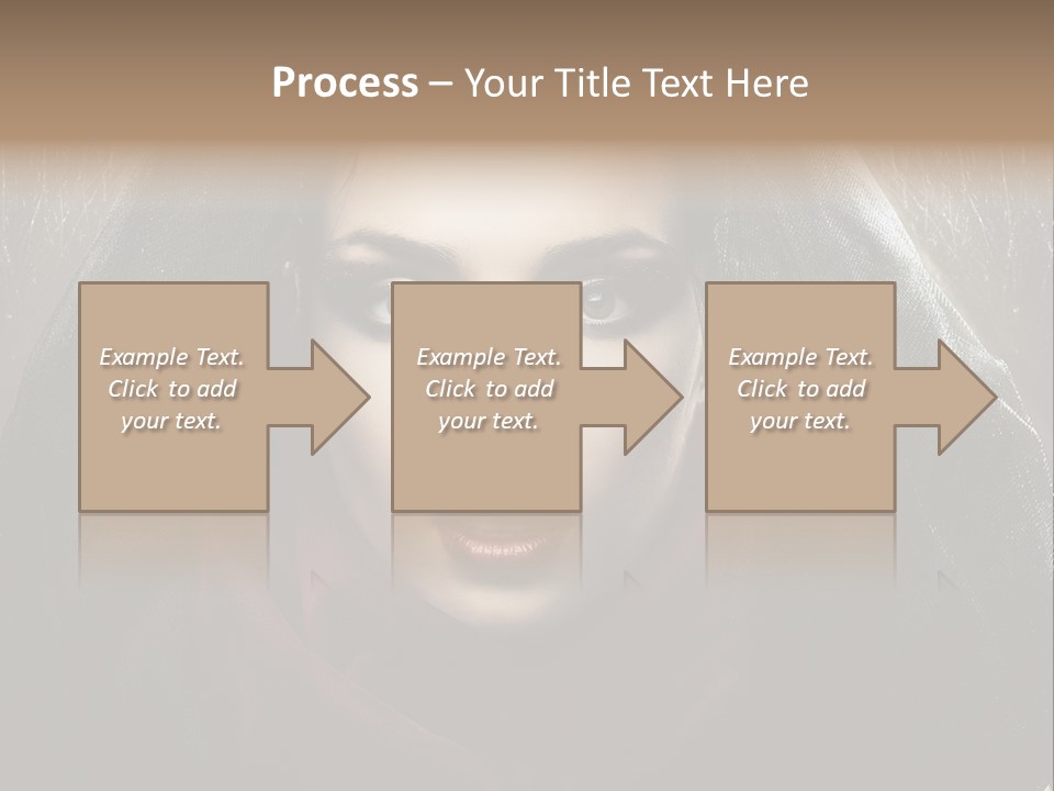Human Eyes Head PowerPoint Template