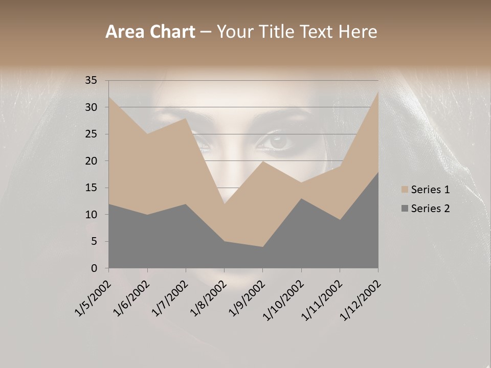 Human Eyes Head PowerPoint Template