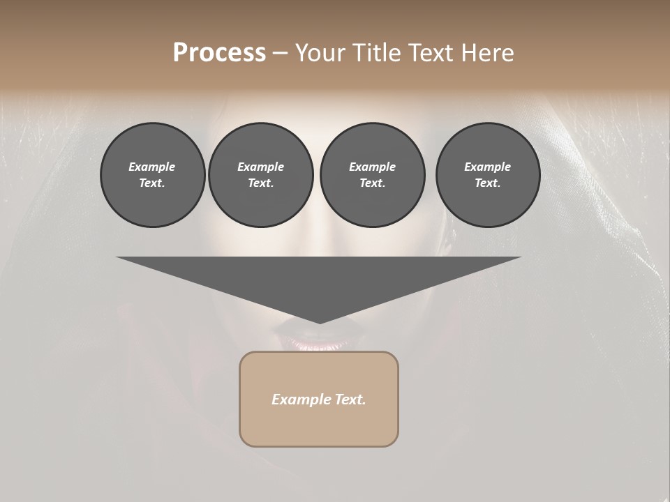 Human Eyes Head PowerPoint Template