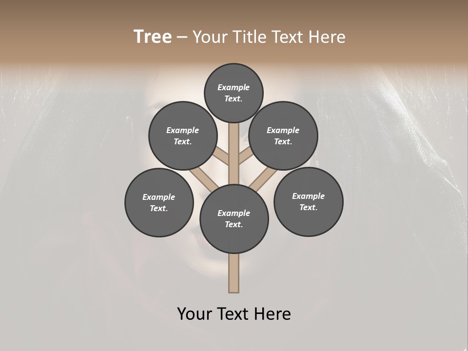 Human Eyes Head PowerPoint Template
