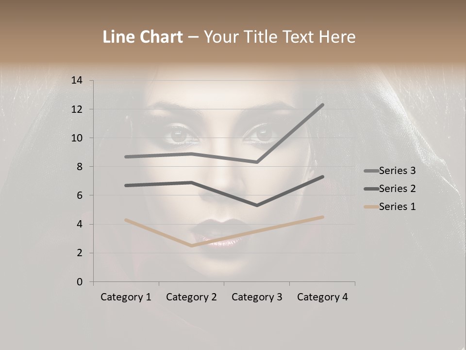 Human Eyes Head PowerPoint Template