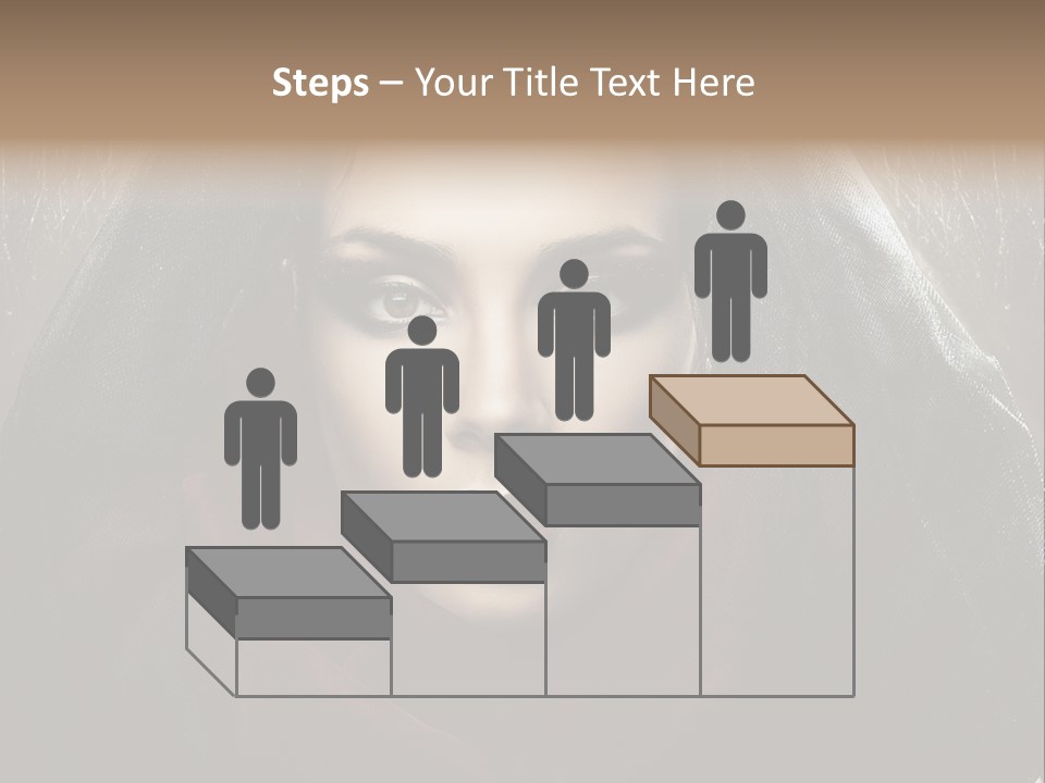 Human Eyes Head PowerPoint Template