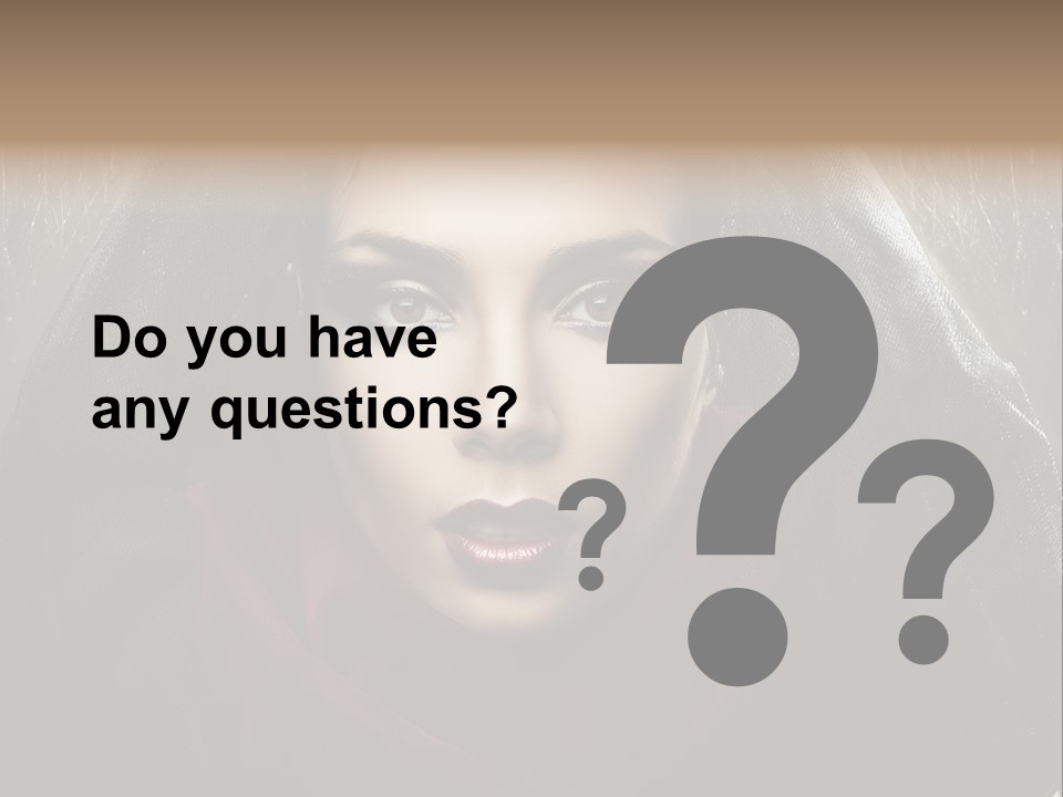 Human Eyes Head PowerPoint Template