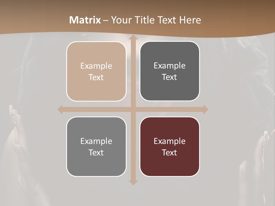 Seductive Femininity Human PowerPoint Template