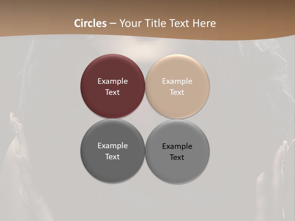 Seductive Femininity Human PowerPoint Template