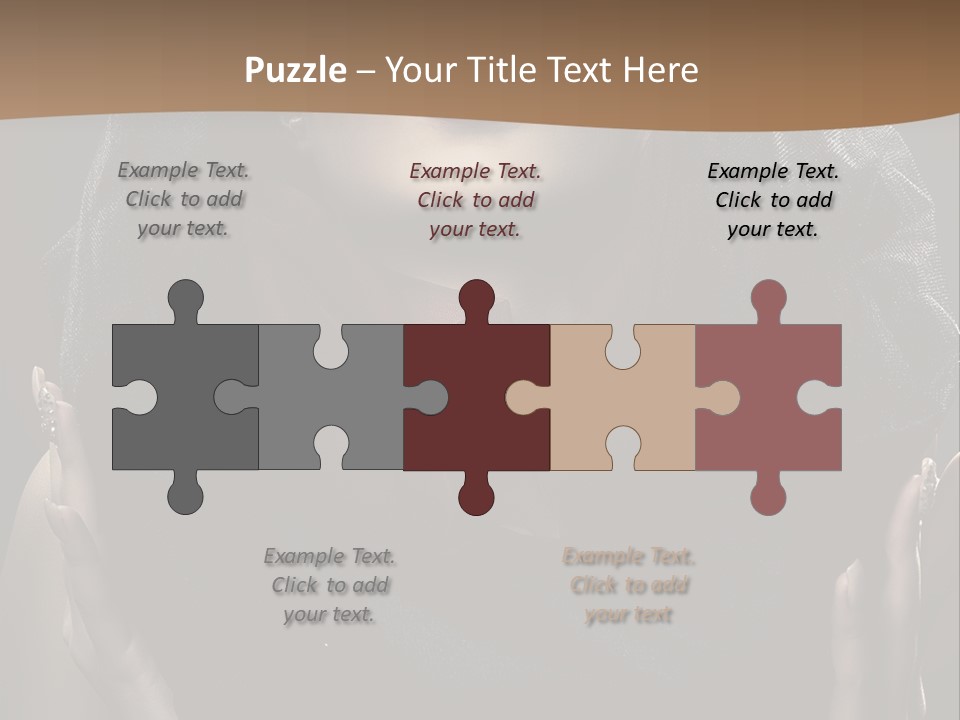 Seductive Femininity Human PowerPoint Template