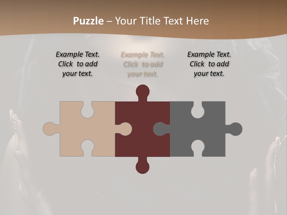 Seductive Femininity Human PowerPoint Template