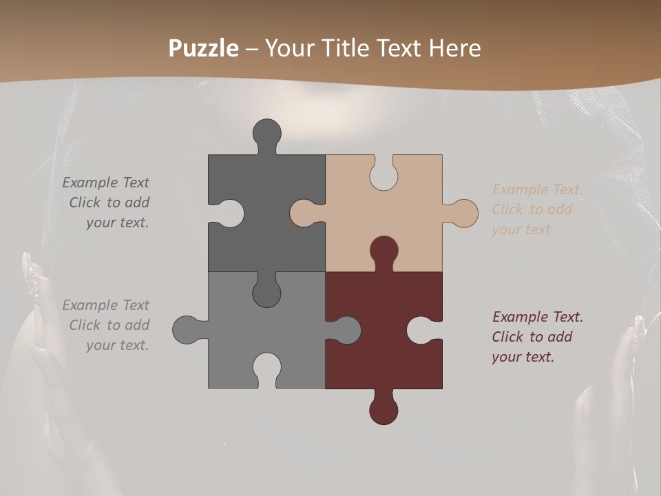 Seductive Femininity Human PowerPoint Template