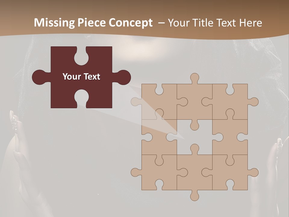 Seductive Femininity Human PowerPoint Template