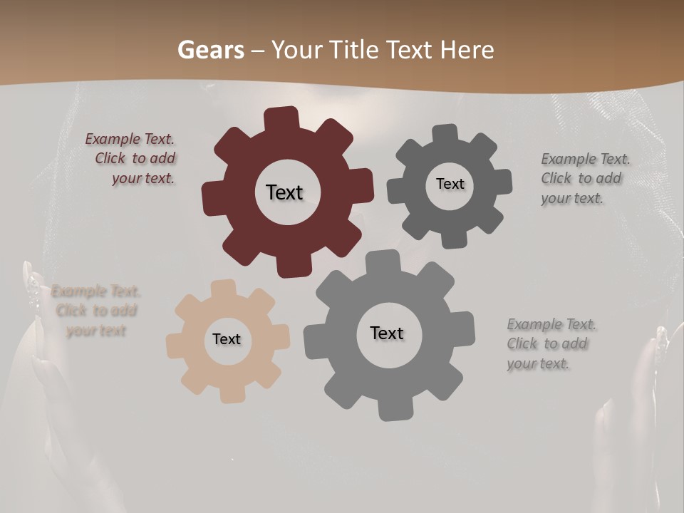 Seductive Femininity Human PowerPoint Template