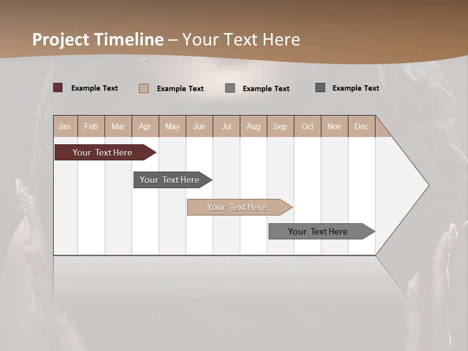 Seductive Femininity Human PowerPoint Template