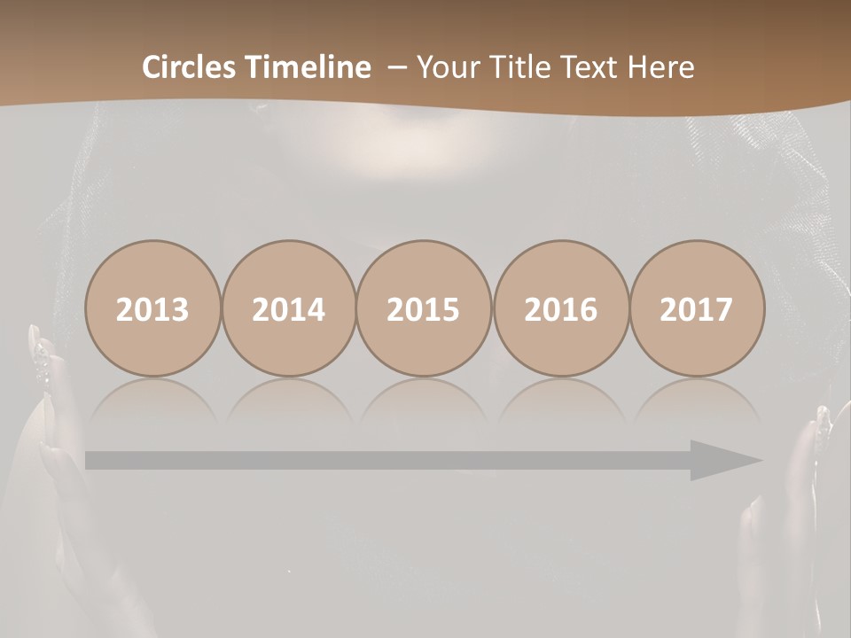 Seductive Femininity Human PowerPoint Template