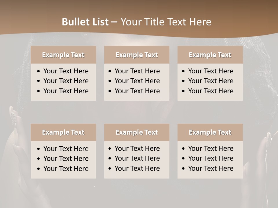 Seductive Femininity Human PowerPoint Template