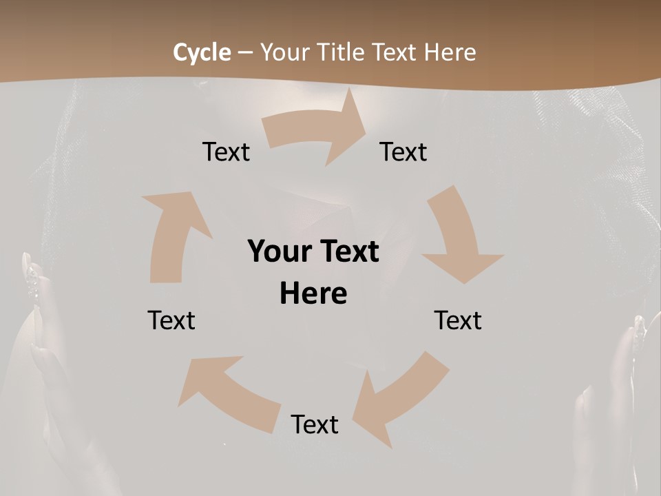 Seductive Femininity Human PowerPoint Template