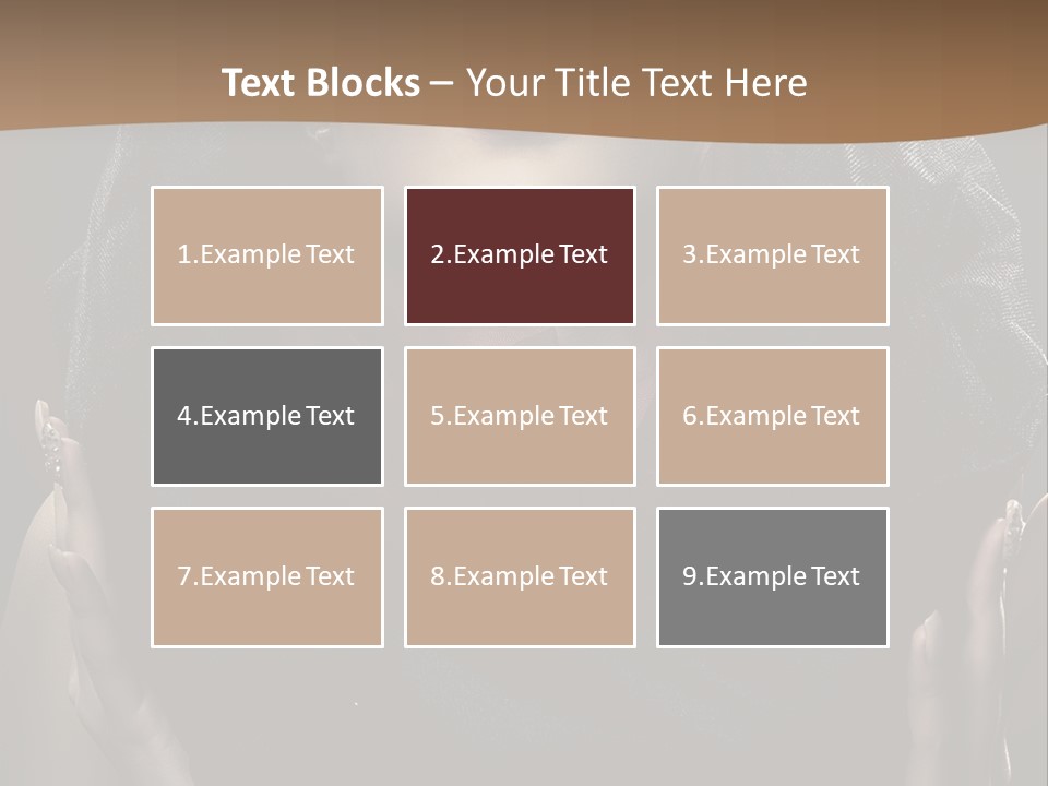 Seductive Femininity Human PowerPoint Template