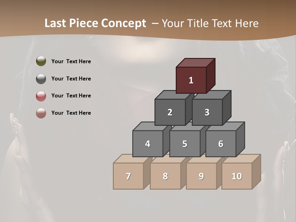 Seductive Femininity Human PowerPoint Template