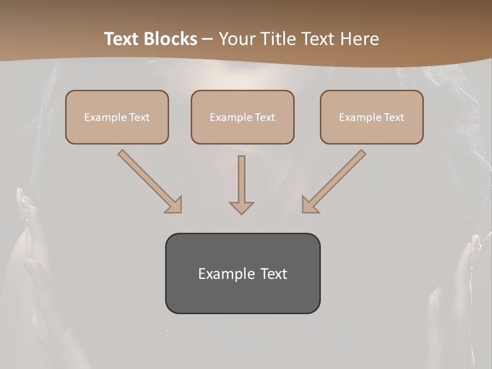 Seductive Femininity Human PowerPoint Template