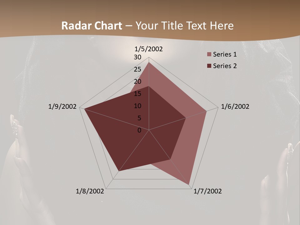 Seductive Femininity Human PowerPoint Template