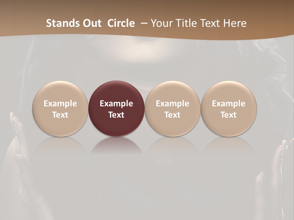 Seductive Femininity Human PowerPoint Template