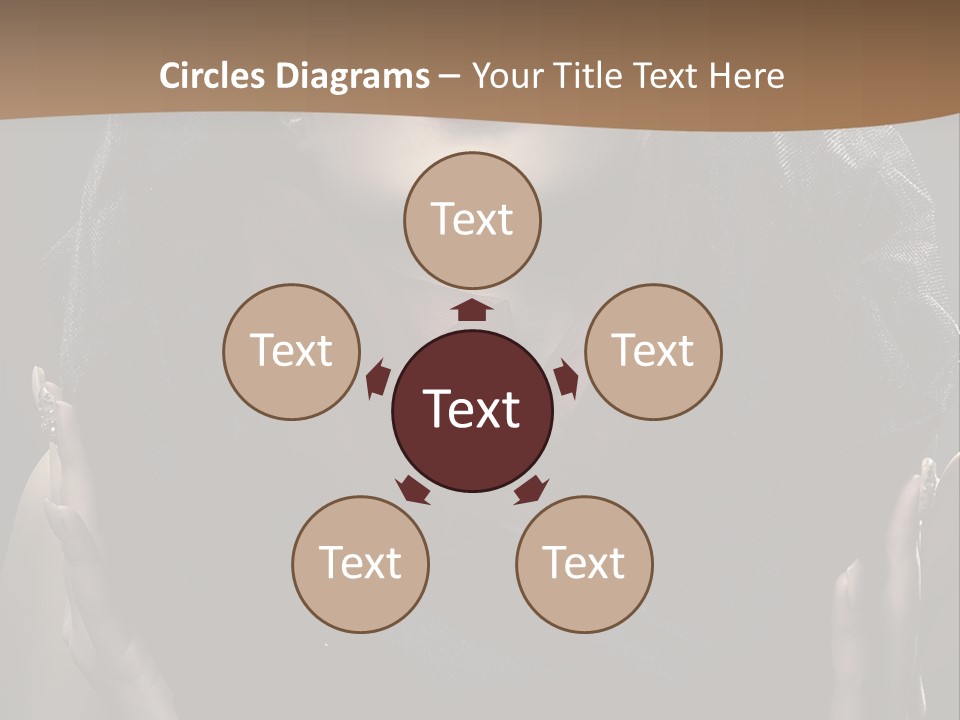 Seductive Femininity Human PowerPoint Template