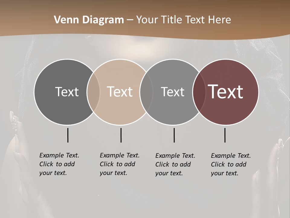 Seductive Femininity Human PowerPoint Template