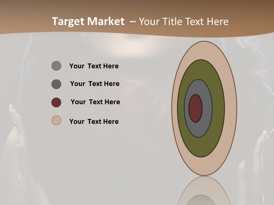 Seductive Femininity Human PowerPoint Template