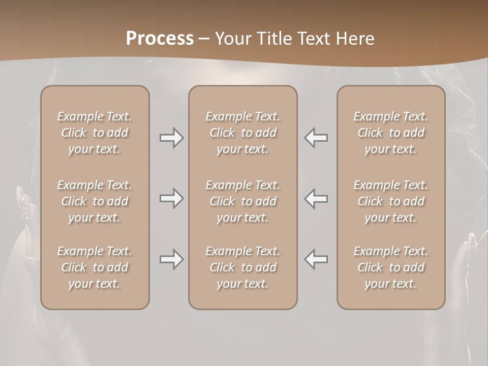 Seductive Femininity Human PowerPoint Template