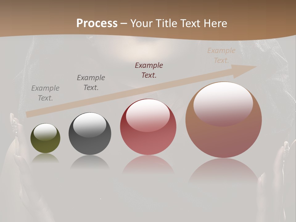 Seductive Femininity Human PowerPoint Template