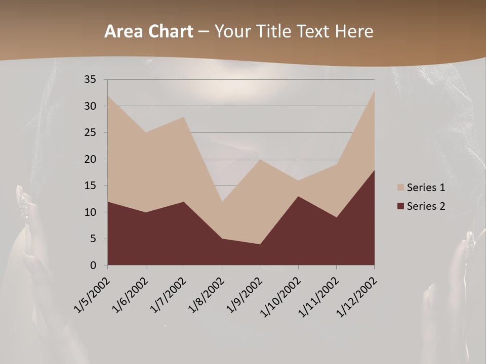 Seductive Femininity Human PowerPoint Template