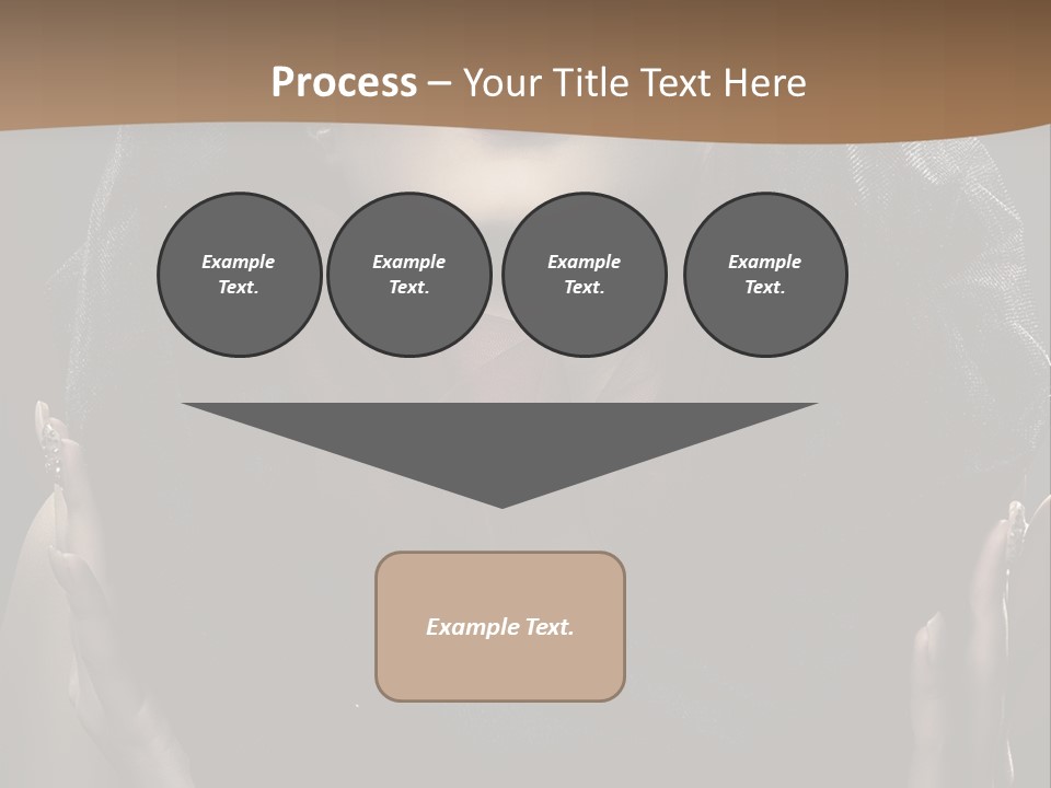 Seductive Femininity Human PowerPoint Template
