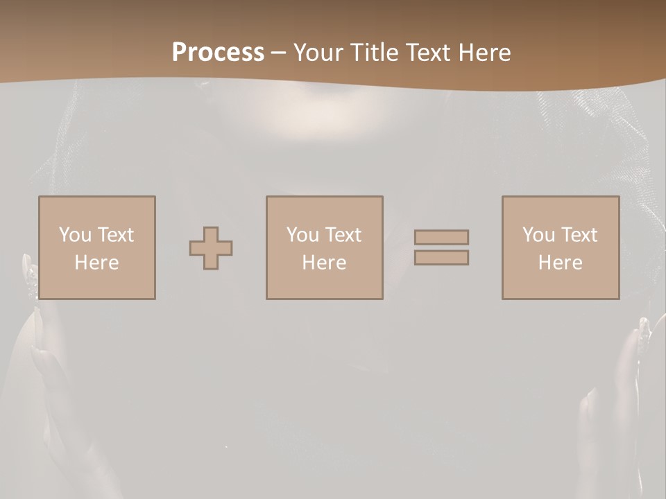 Seductive Femininity Human PowerPoint Template