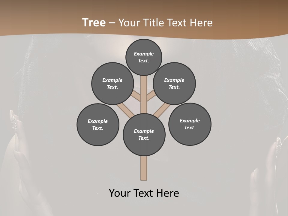 Seductive Femininity Human PowerPoint Template