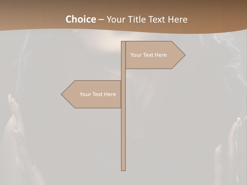 Seductive Femininity Human PowerPoint Template