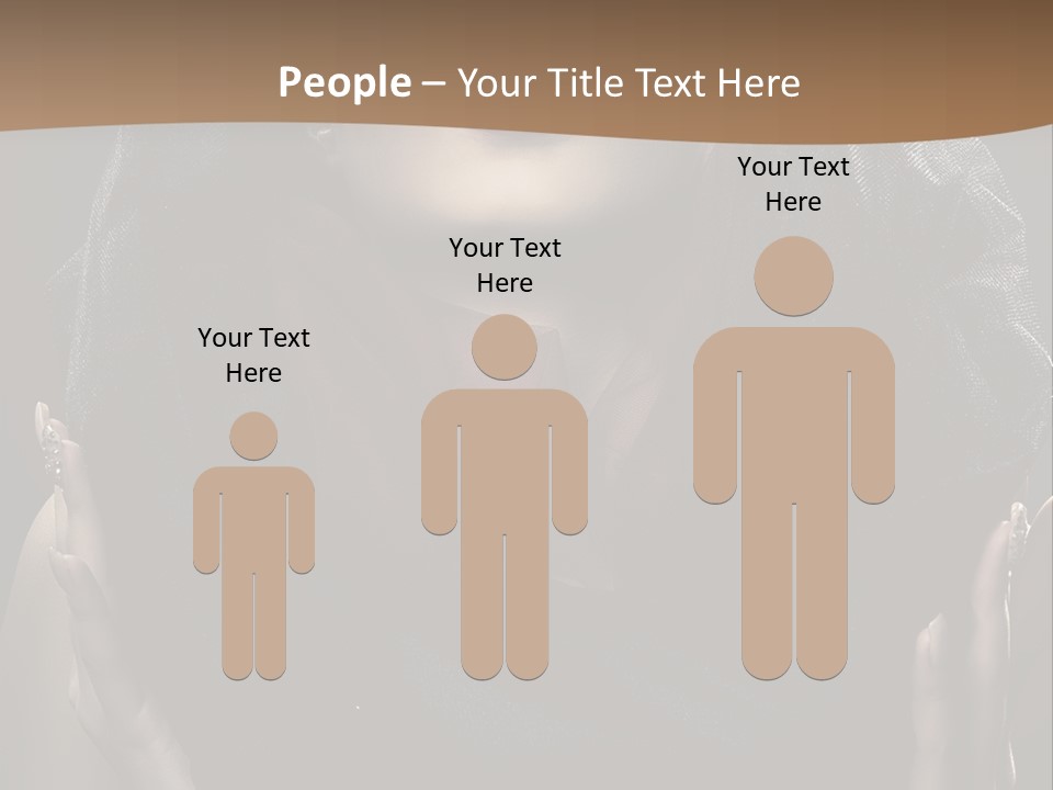 Seductive Femininity Human PowerPoint Template