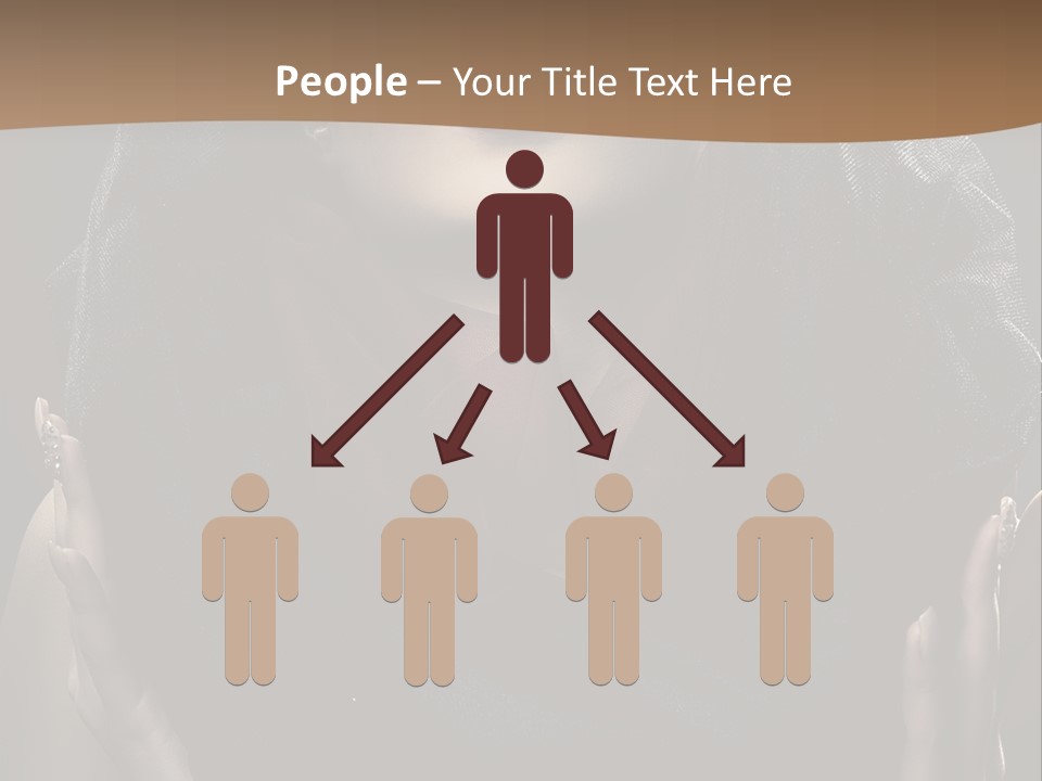 Seductive Femininity Human PowerPoint Template