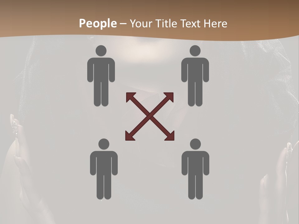 Seductive Femininity Human PowerPoint Template