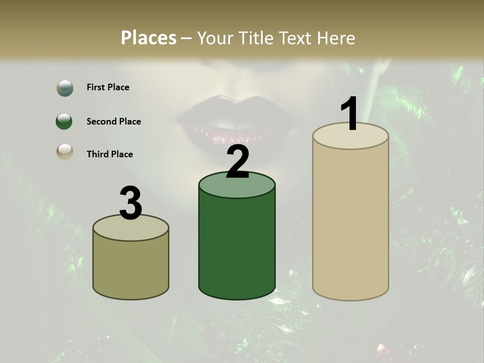 Seductive Glamour Brilliant PowerPoint Template