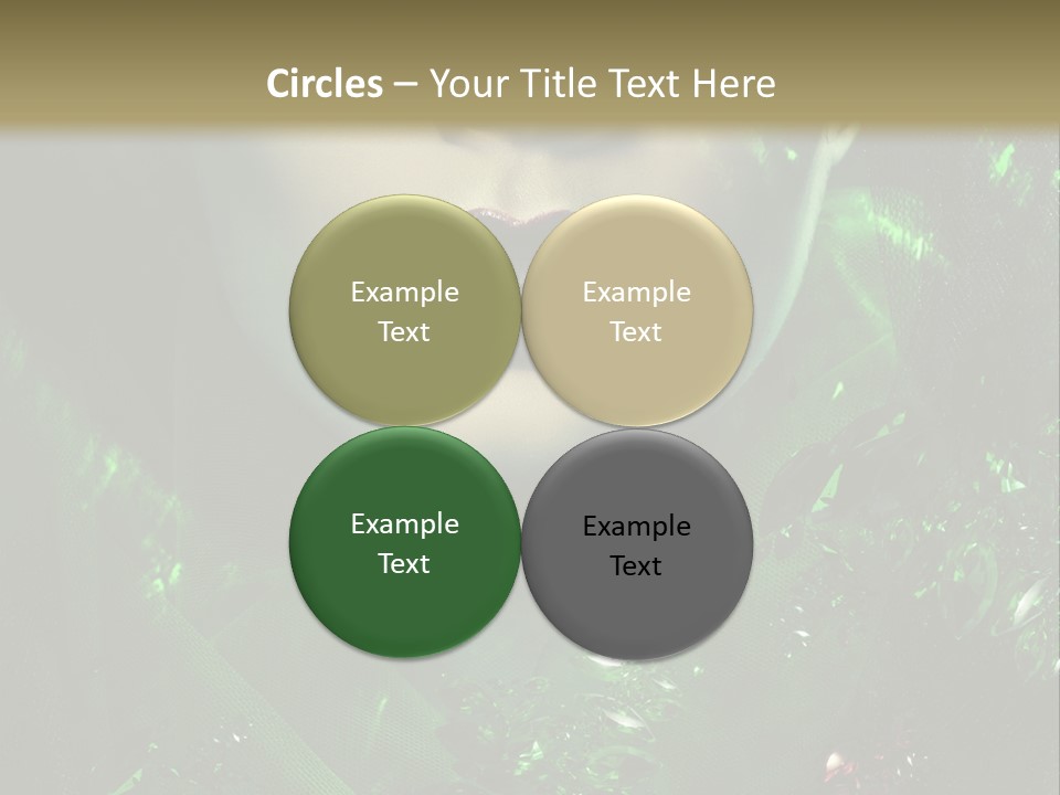 Seductive Glamour Brilliant PowerPoint Template