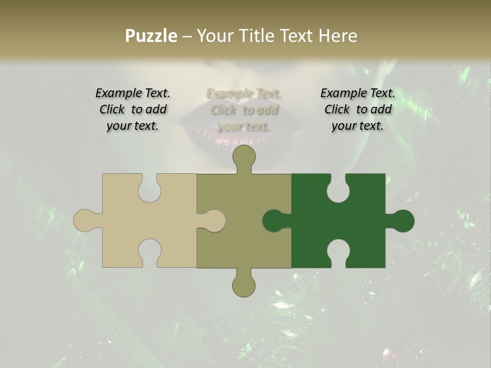 Seductive Glamour Brilliant PowerPoint Template