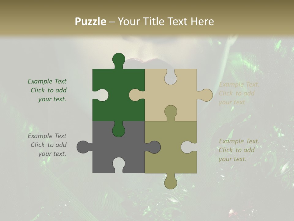 Seductive Glamour Brilliant PowerPoint Template