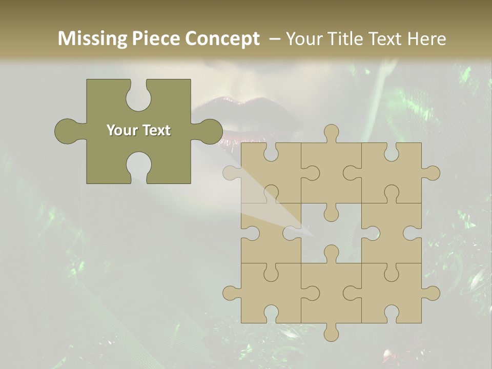 Seductive Glamour Brilliant PowerPoint Template